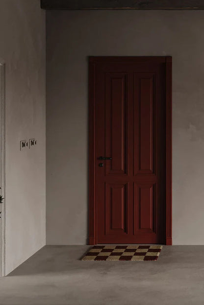 Dörrmatta 60x90cm - Terracotta/Natur