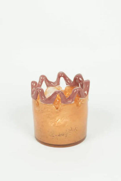 Ljuslykta - Alva - Orange