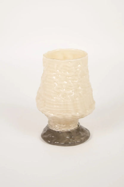 Vas färgat glas - Offwhite