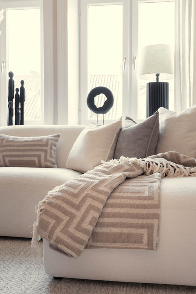 Kuddfodral 50x50cm - Imani - Dark Beige