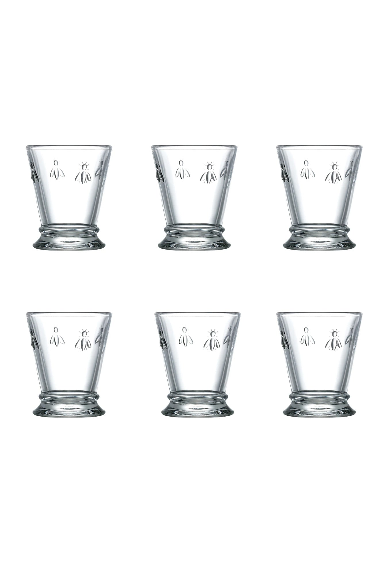 Glas på Fot 6-Pack Klarglas