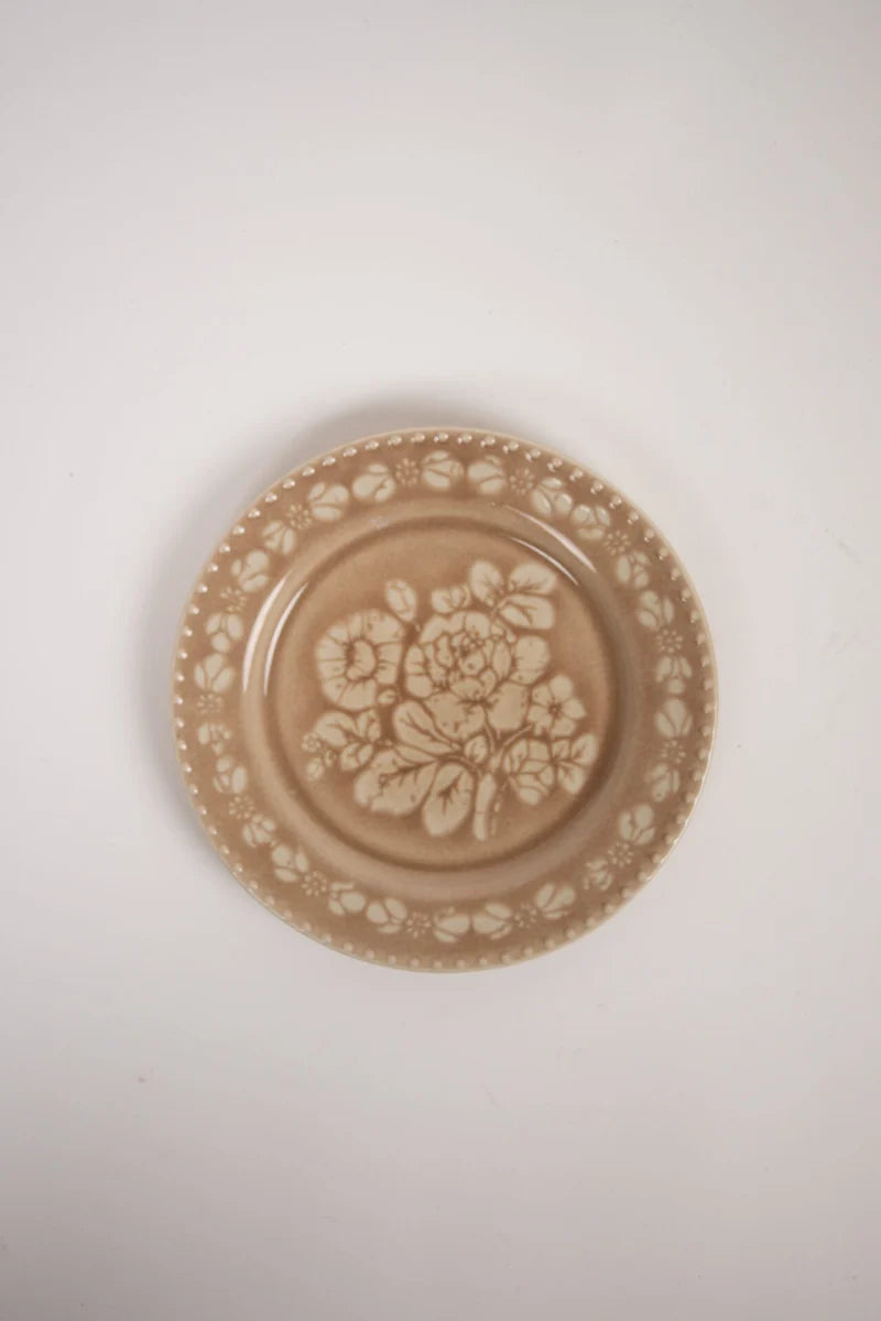 Tallrik Ø21cm - Rose - Beige