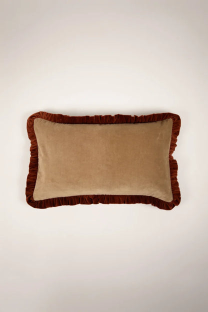 Kuddfodral 30x50cm - Doris - Beige/Rost