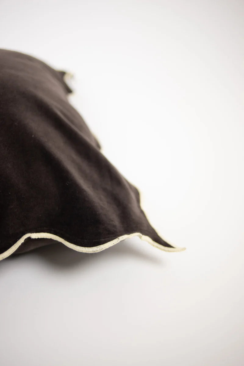 Kuddfodral 50x50cm - Lola - Kaffe