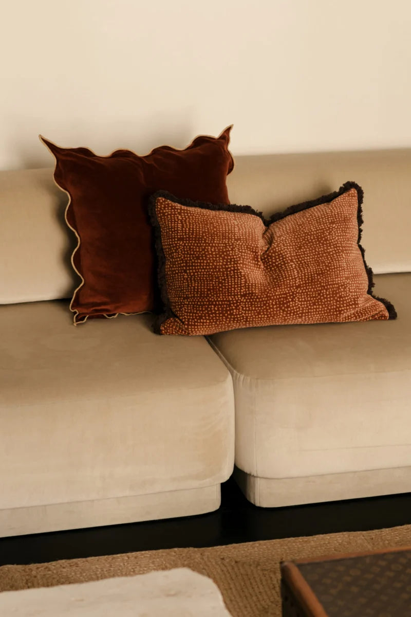 Kuddfodral 50x50cm - Lola - Rost