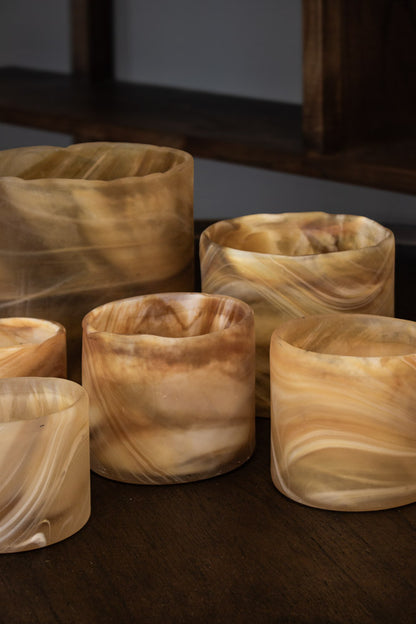Lykta 10cm - Alabaster