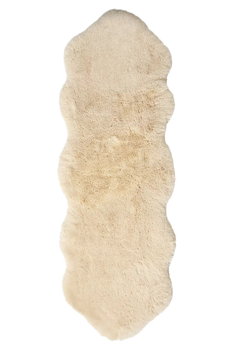 Fäll 60x180cm - Fluffy - Beige