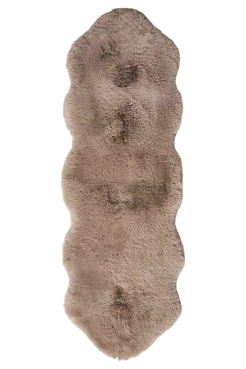 Fäll 60x180cm - Fluffy - Nougat
