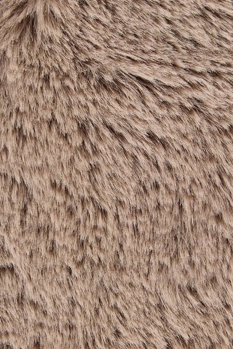 Fäll 60x180cm - Fluffy - Nougat