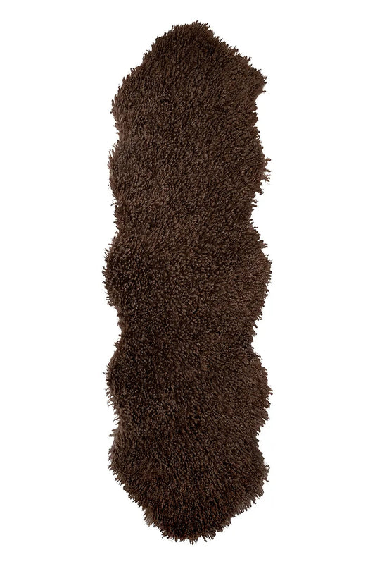 Fäll 60x180cm - Wooly - Brun