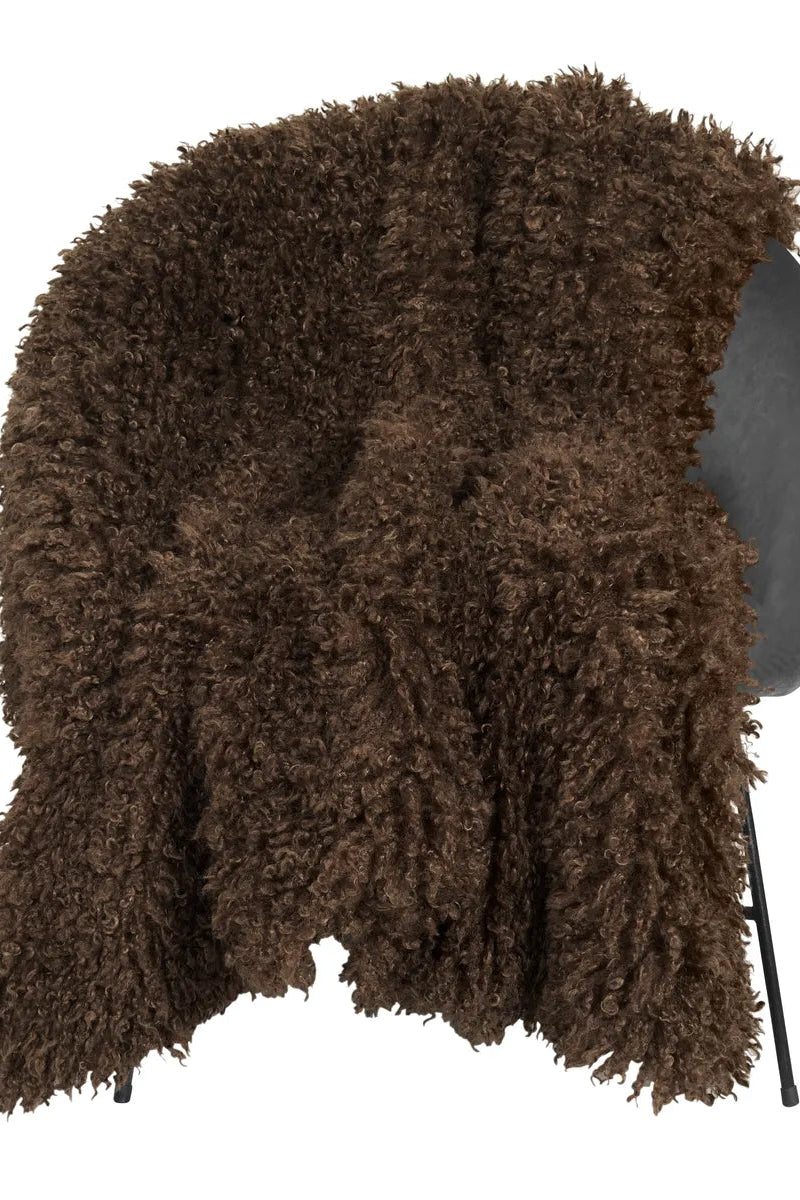 Pläd 120x180cm - Wooly Brown