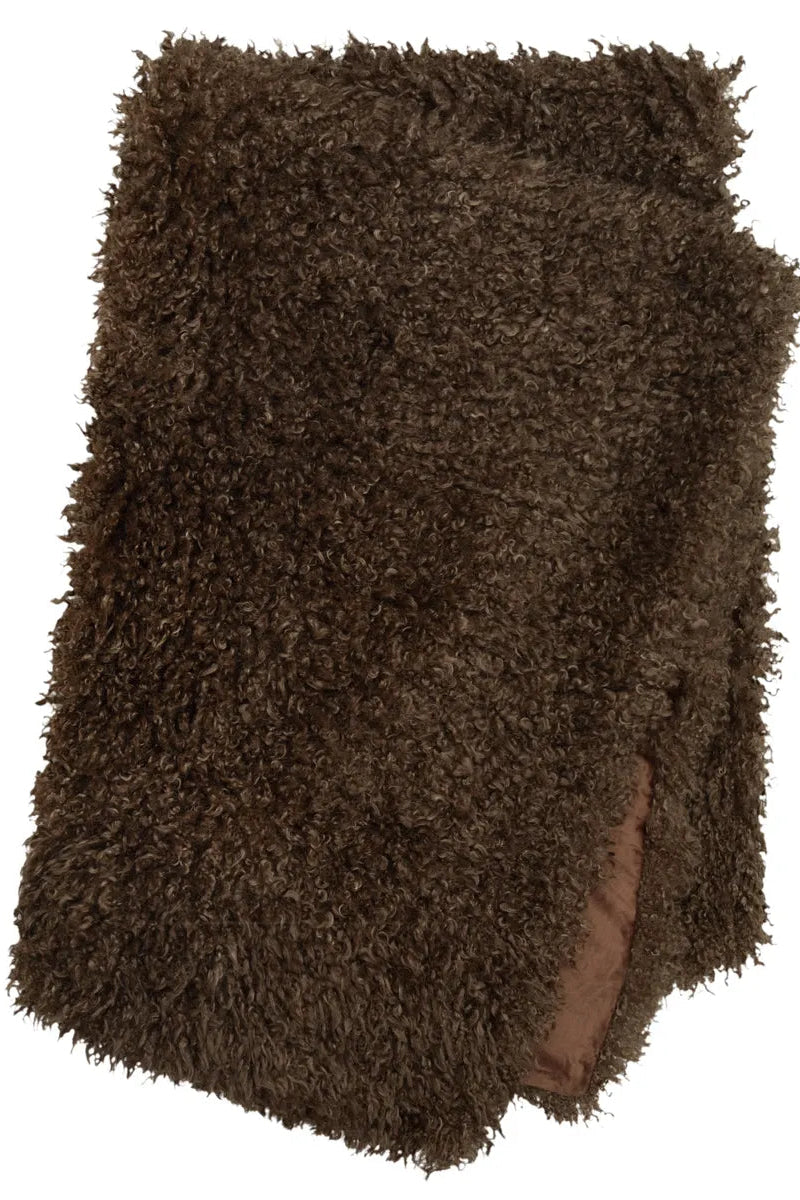 Pläd 120x180cm - Wooly Brown