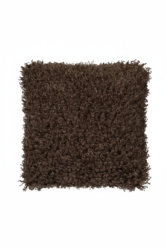 Kudde 45x45cm - Wooly - Brown