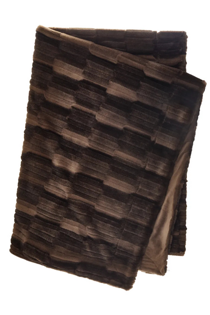 Pläd 140x220cm - Browny - Chocolate