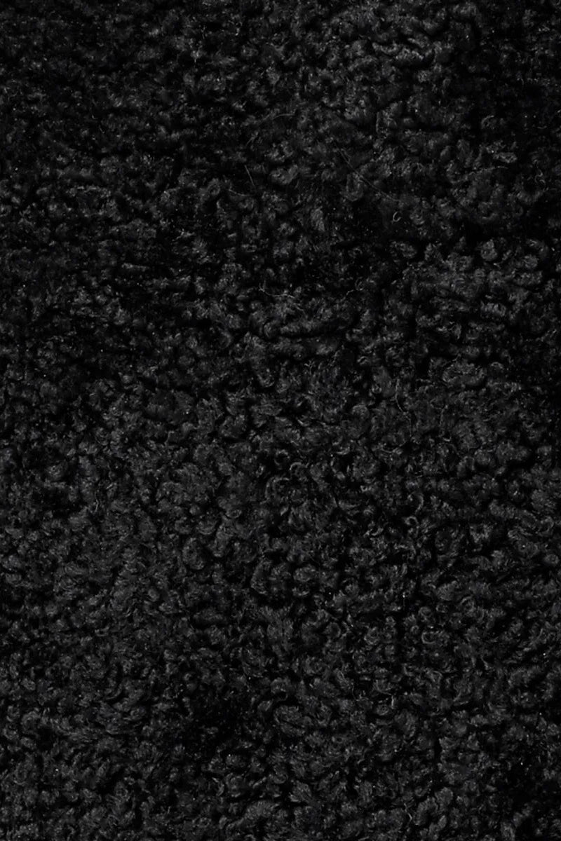 Stolsdyna Ø34cm - Curly - Black