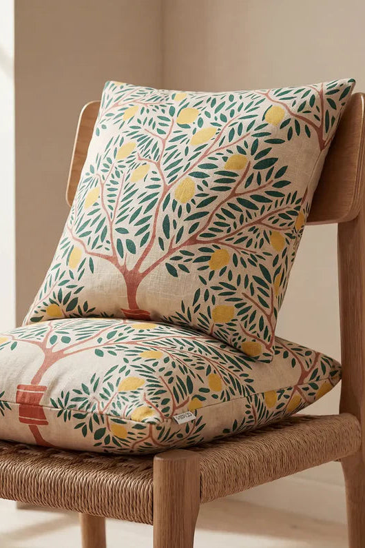 Kuddfodral 50x50cm - Lemon Garden