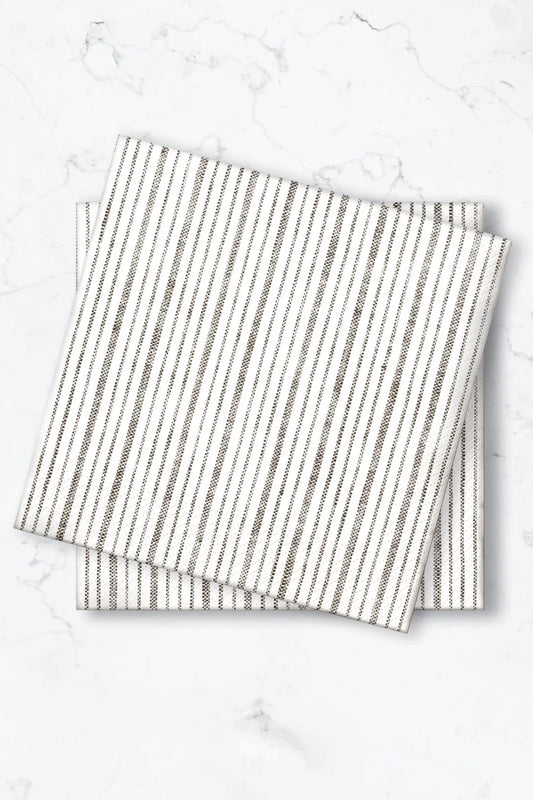 Kaffeservett 50-pack - Rand - Brun