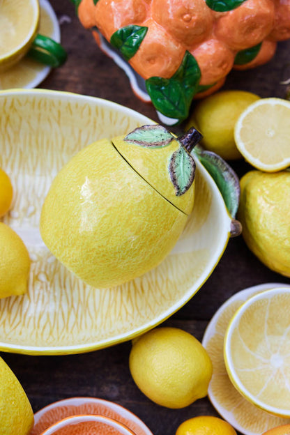 Skål Lemon L - Gul