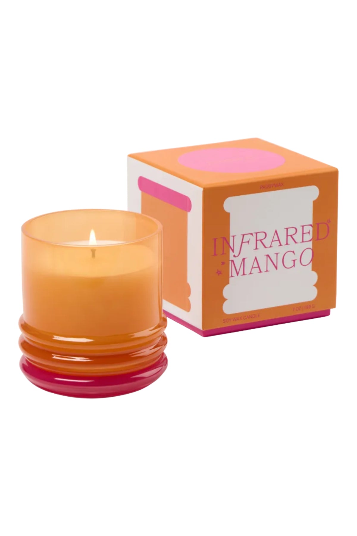 Doftljus - Stacked - Infraröd Mango - Orange/Rosa