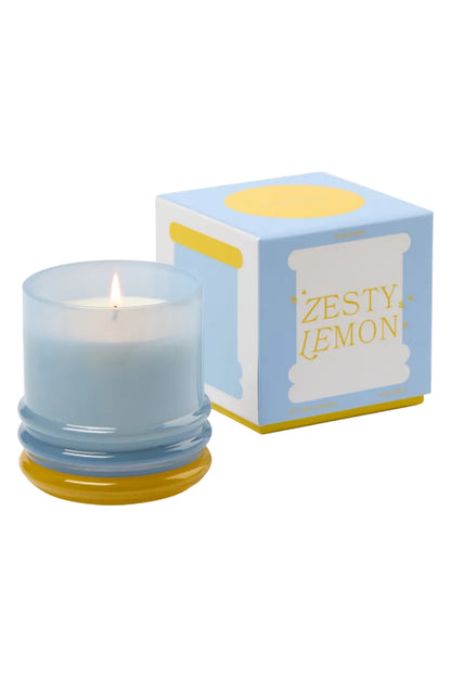 Doftljus - Stacked - Zesty Lemon - Blå/Gul