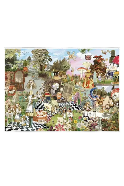 Pussel 1000 Bitar - Alice's Adventures