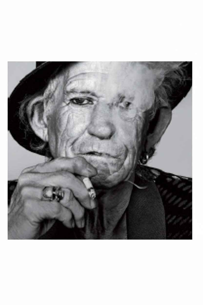 Tavla 50x50cm - Keith Richards