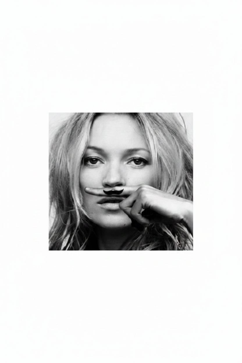 Tavla 50x50cm - Kate Moss - Life is a Joke