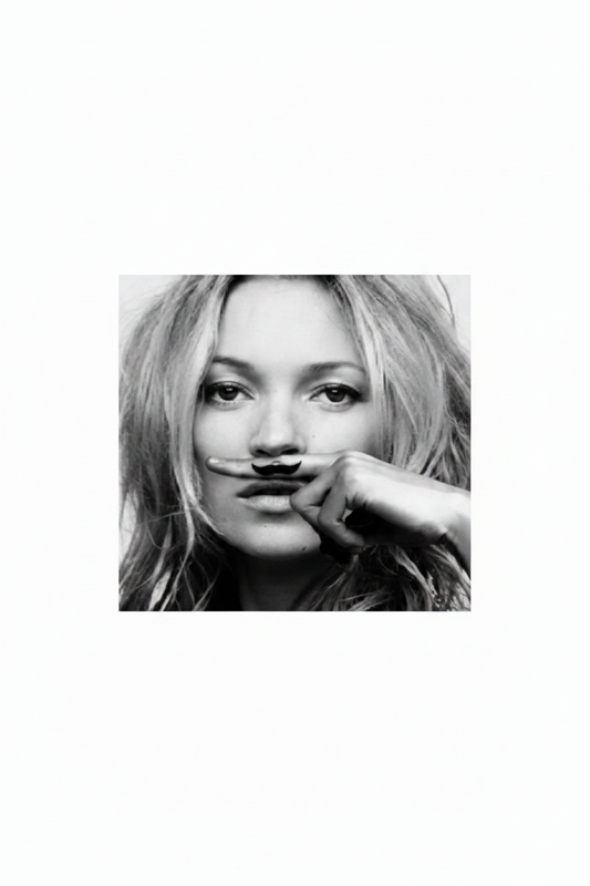 Tavla 50x50cm - Kate Moss - Life is a Joke