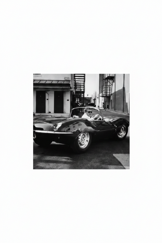 Tavla 50x50cm - Steve McQueen - Jaguar