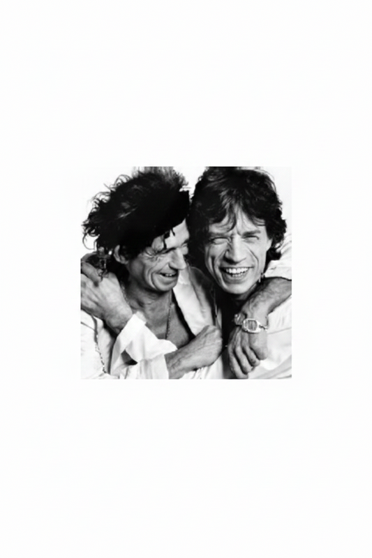 Tavla 50x50cm - Mick Jagger and Keith Richards