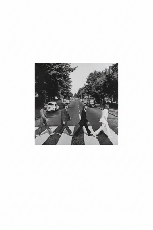 Tavla 50x50cm - The Beatles - Abbey Road