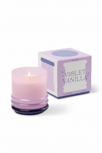 Doftljus - Stacked - Violet Vanilla