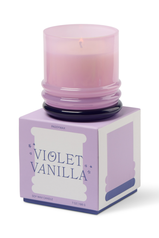 Doftljus - Stacked - Violet Vanilla