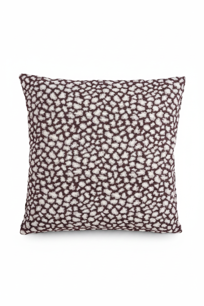 Kuddfodral 50x50cm - Leo - Bordeaux