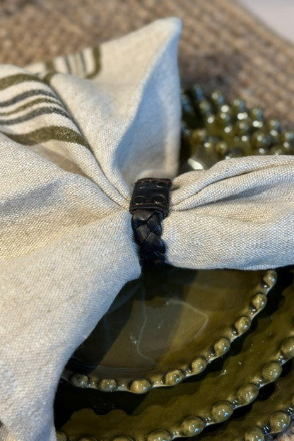 Linneservett - Astrid - Olive