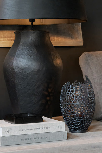 Ljuslykta - Bari - Small - Black