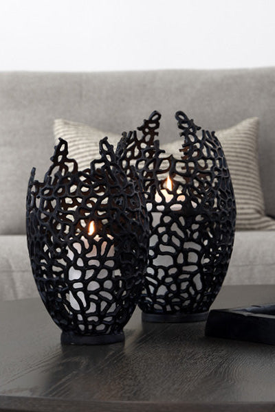 Ljuslykta - Bari - Small - Black