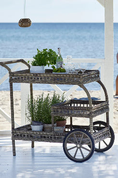 Serveringsvagn - James - Antique Grey
