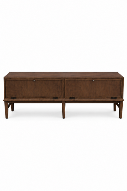 Mediabänk 140cm - Cannes - Brun