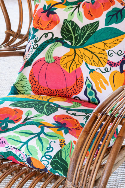 Kuddfodral 50x50cm - Heritage Garden - Vit