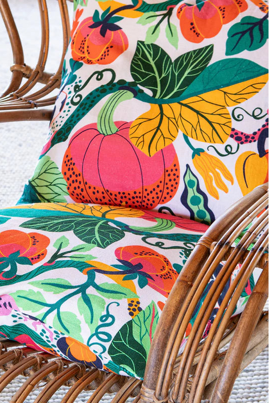 Kuddfodral 50x50cm - Heritage Garden - Vit