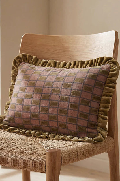 Kuddfodral 40x60cm - Block - Aubergine