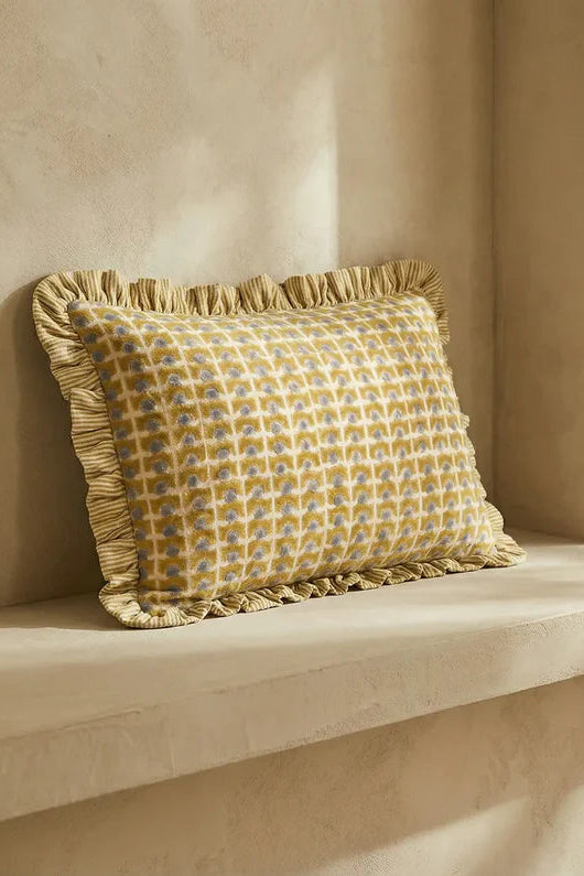 Kuddfodral 40x60cm - Ripple - Gul