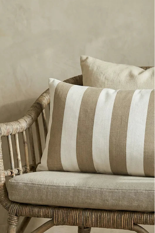Kuddfodral 40x60cm - Striped - Beige