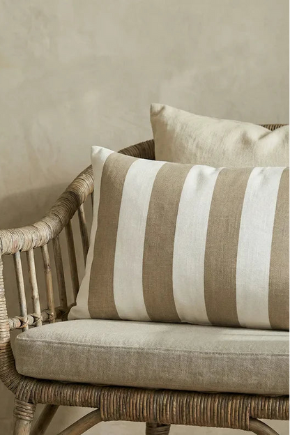 Kuddfodral 40x60cm - Striped - Beige