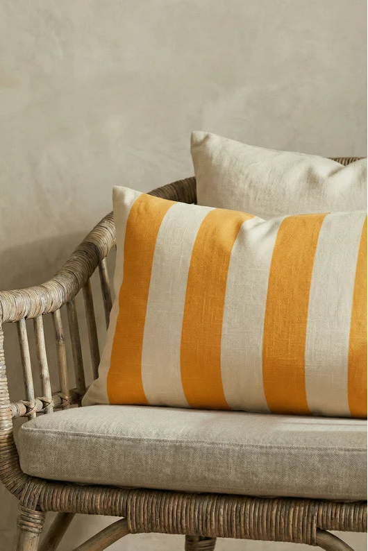 Kuddfodral 40x60cm - Striped - Orange