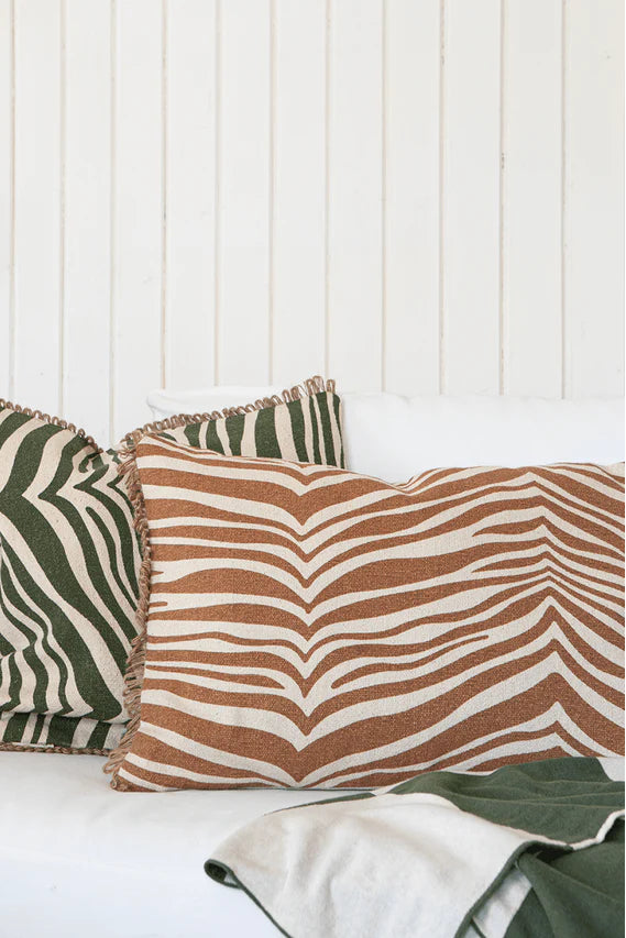 Kuddfodral 40x60cm - Zebra - Glazed Ginger