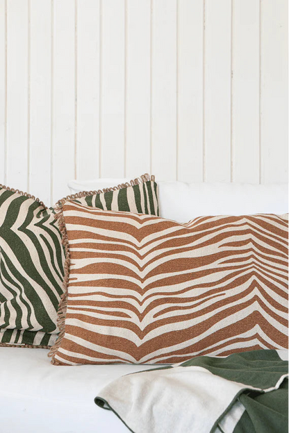 Kuddfodral 40x60cm - Zebra - Glazed Ginger