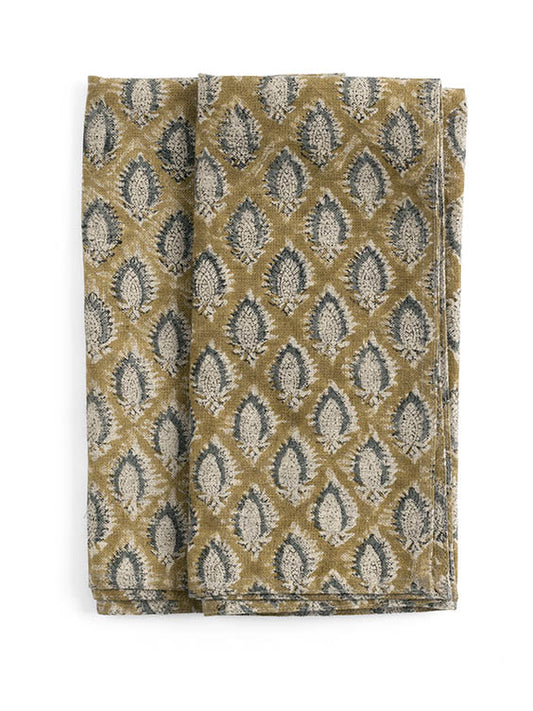 Linneservetter 2-pack - Cypress Parrot - Ochre