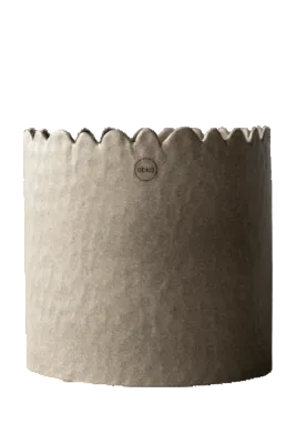 Kruka - Large - Flowery - Beige